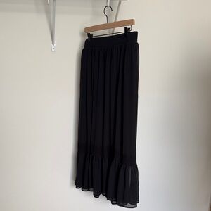 Torrid Black Maxi Skirt Size 00